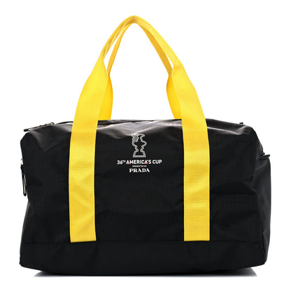 Prada Tessuto Nylon 36th Americas Cup Duffle Bag Black 1 of 11