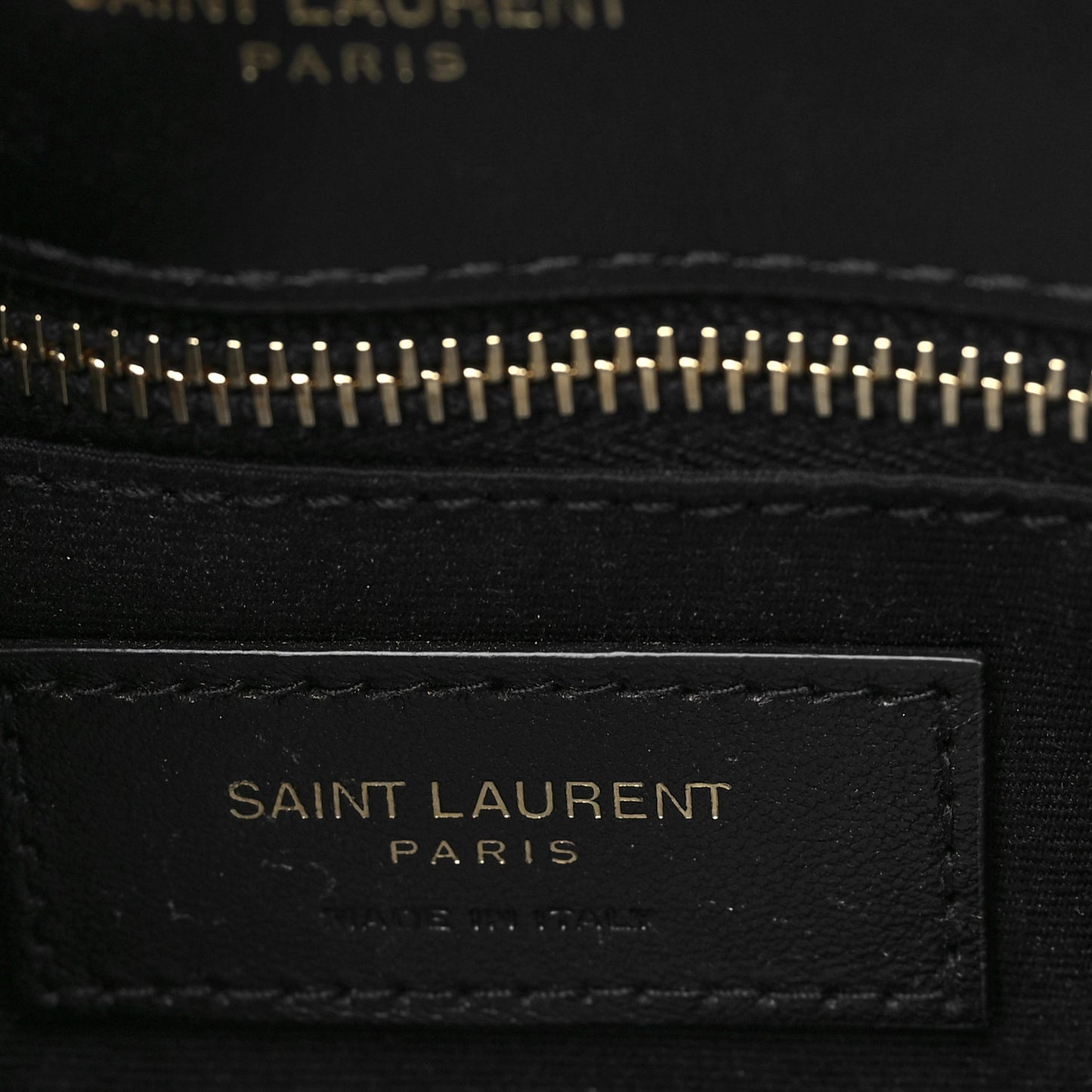 Calfskin Y Quilted Monogram Toy Loulou Crossbody Bag Black