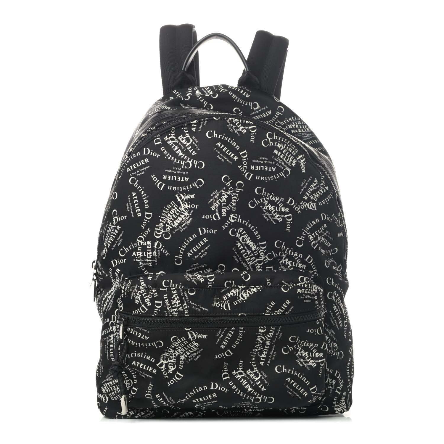 Christian Dior Nylon Logo Backpack Black 1 of 4