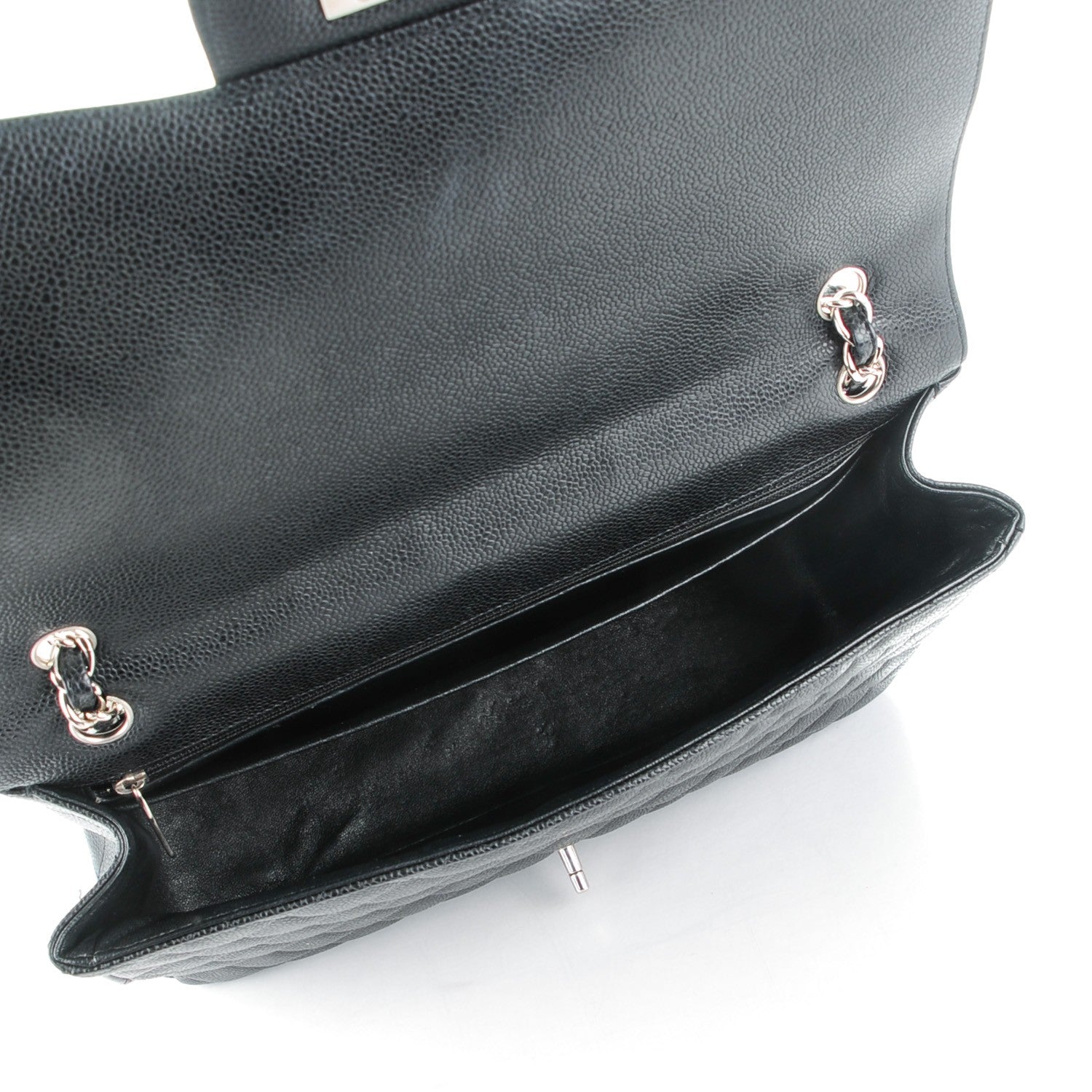 Chanel Caviar Quilted Maxi Single Flap Black 5 of 8