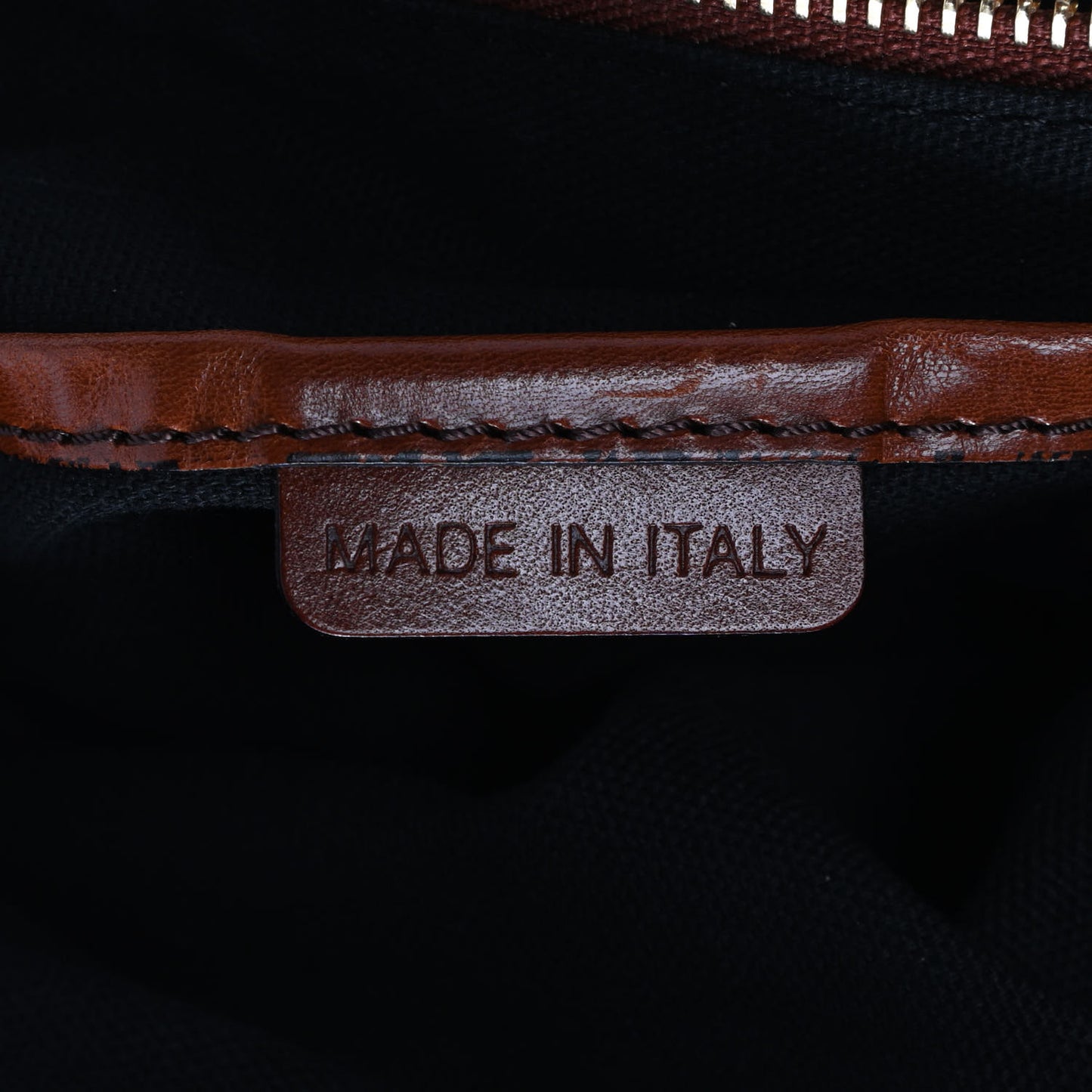 House Check Bridle Calfskin Medium Gosford Hobo Dark Tan