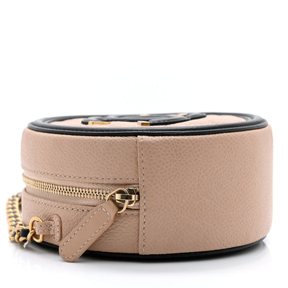 Chanel Caviar Quilted Round Filigree Crossbody Beige Black 9 of 10