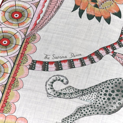 Hermes Cashmere Silk The Savana Dance Shawl 140 6 of 6