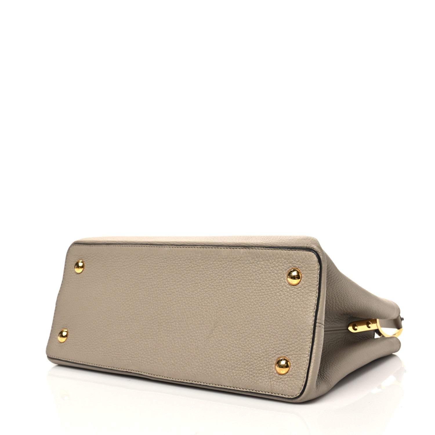 Louis Vuitton Taurillon Capucines MM Galet 7 of 10