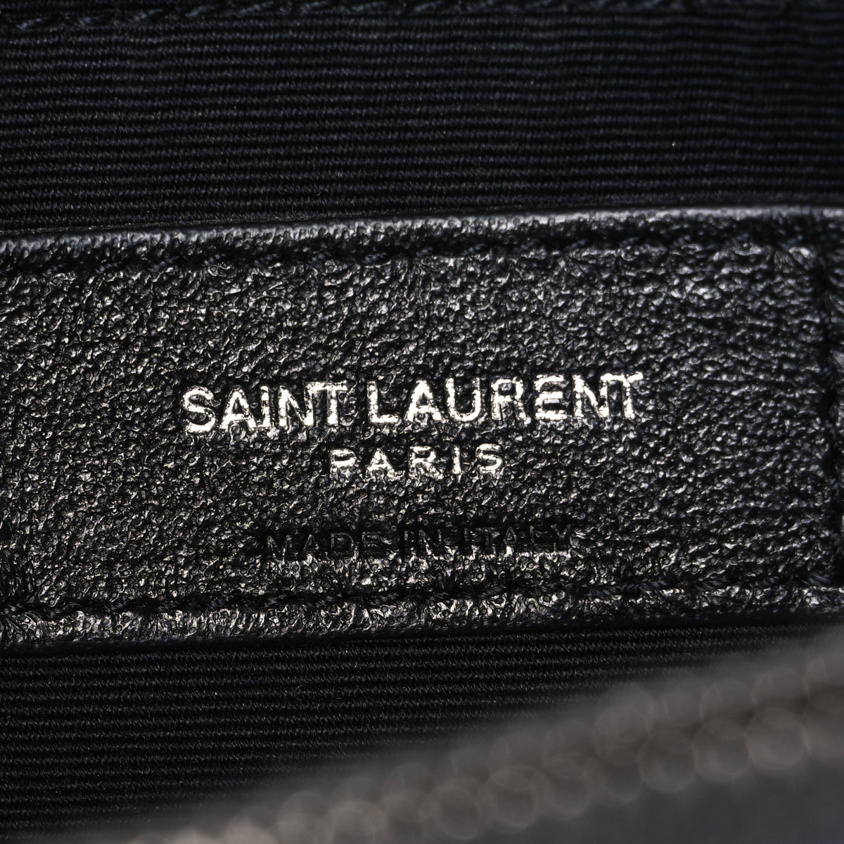 Saint Laurent Calfskin Y Quilted Monogram Medium Loulou Chain Satchel Storm 6 of 10