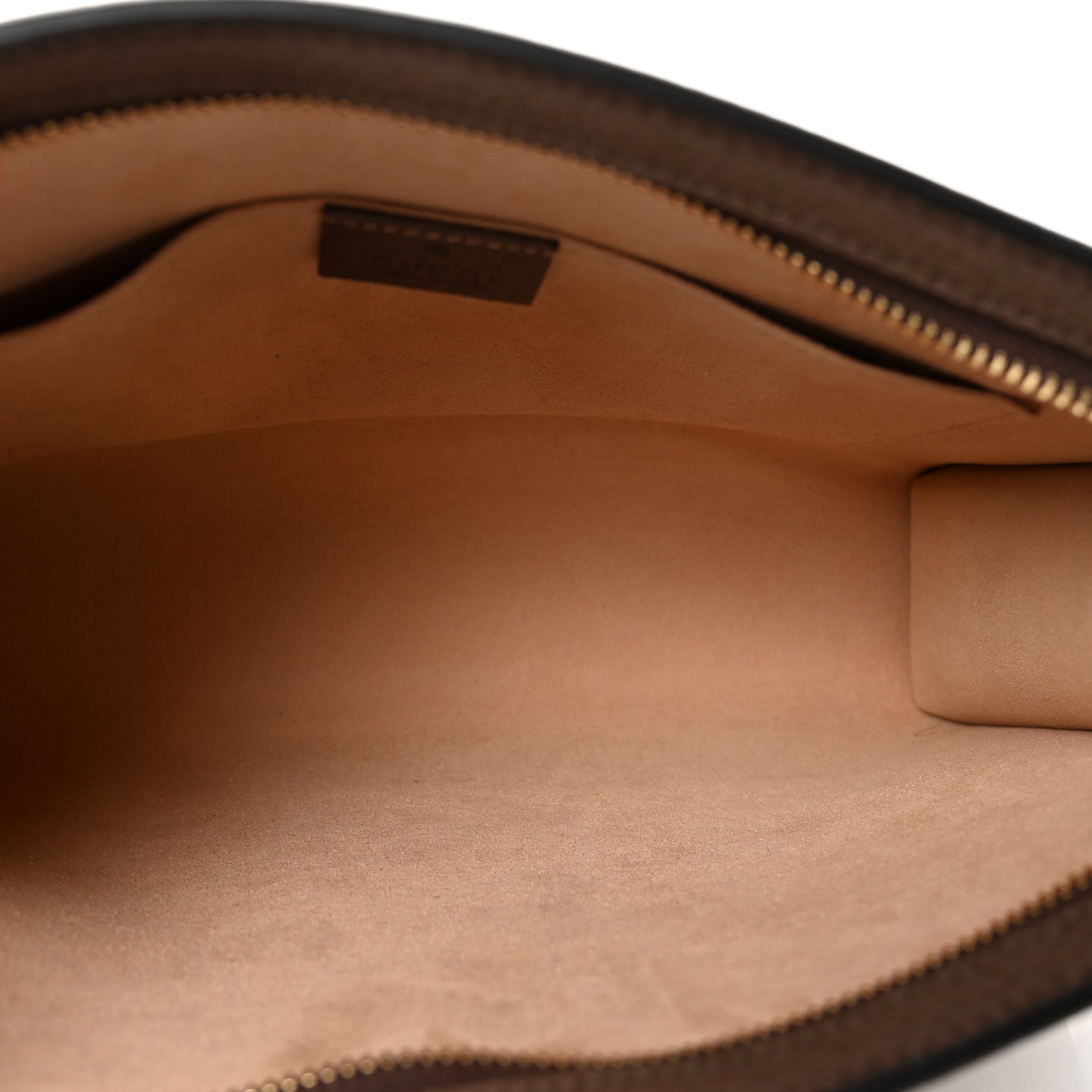 GG Supreme Monogram Web Ophidia Pouch Brown