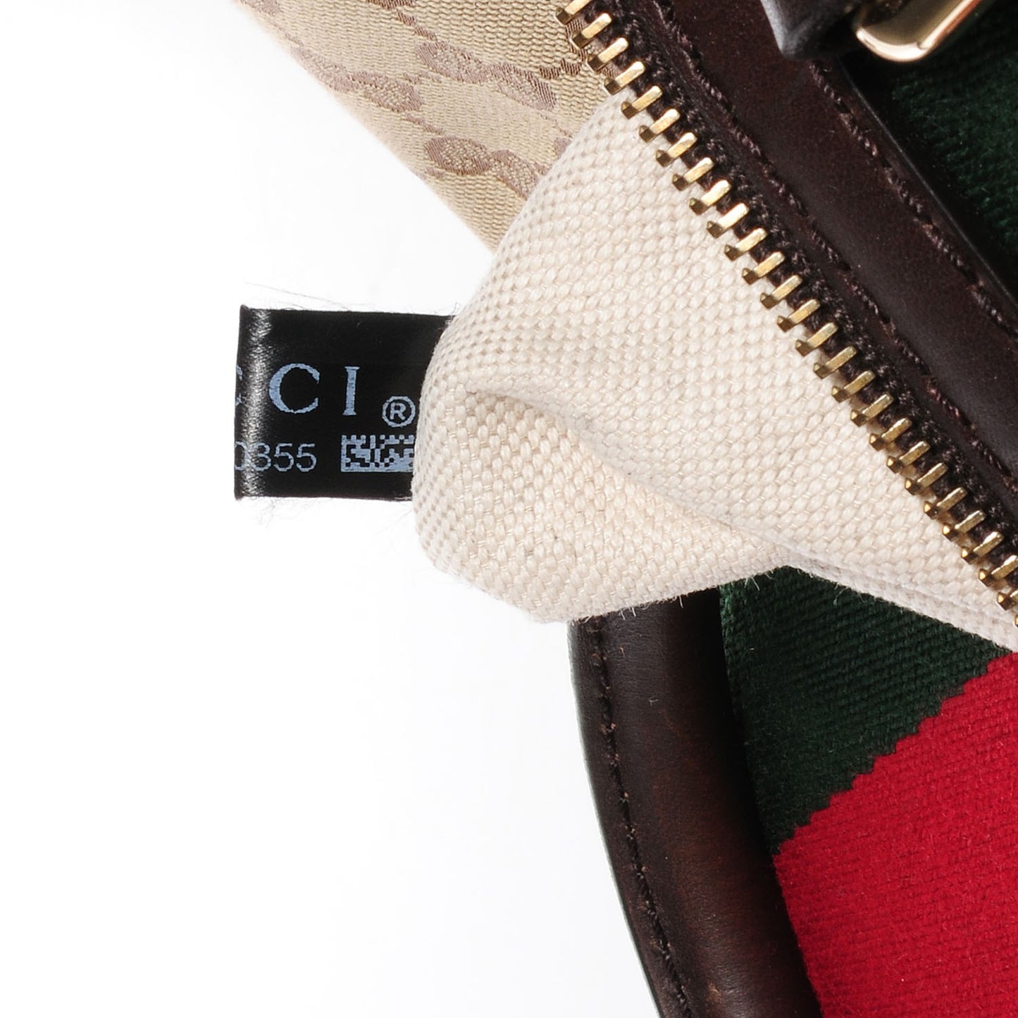 Monogram Vintage Web Medium Boston Dark Brown