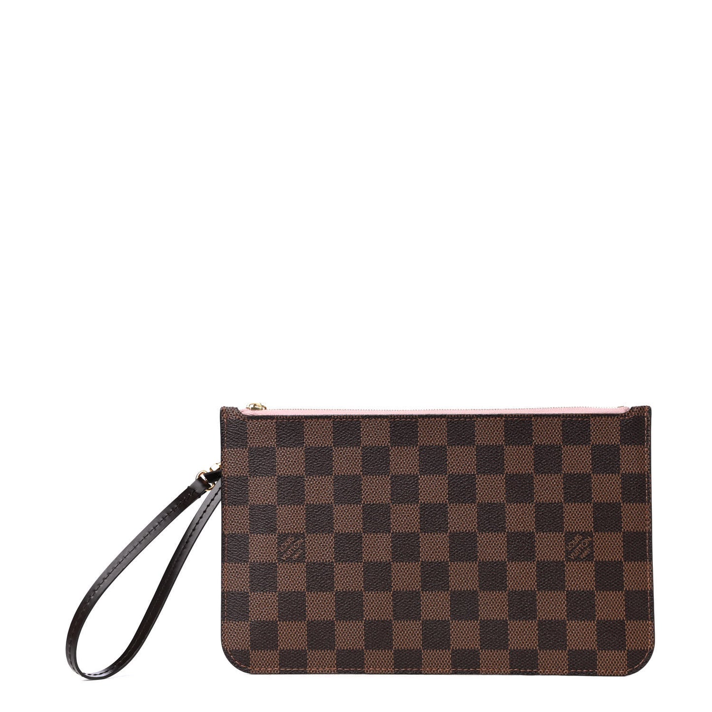 Damier Ebene Neverfull MM GM Pochette Rose Ballerine