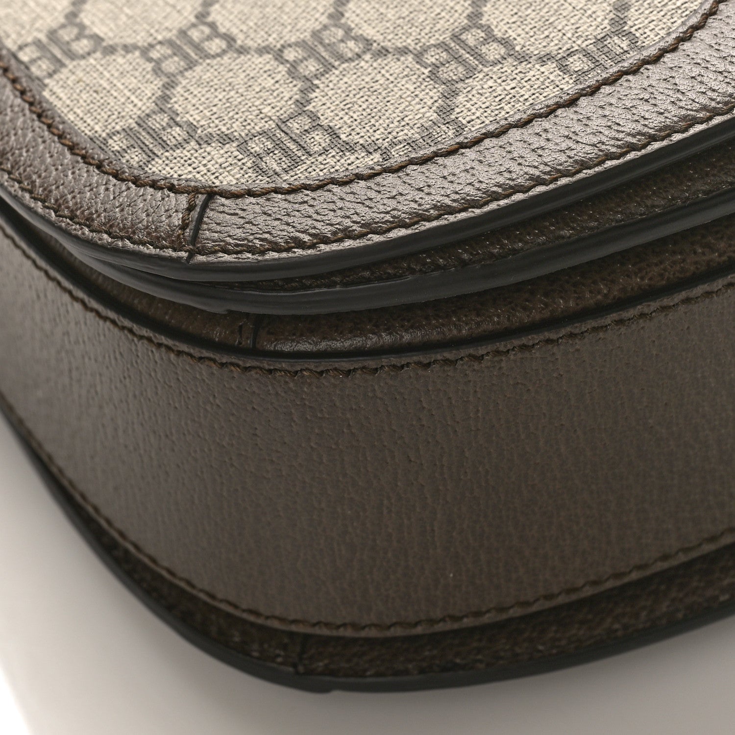 Gucci X BALENCIAGA BB Supreme Monogram Web Small Ophidia Shoulder Bag Beige New Acero 8 of 9