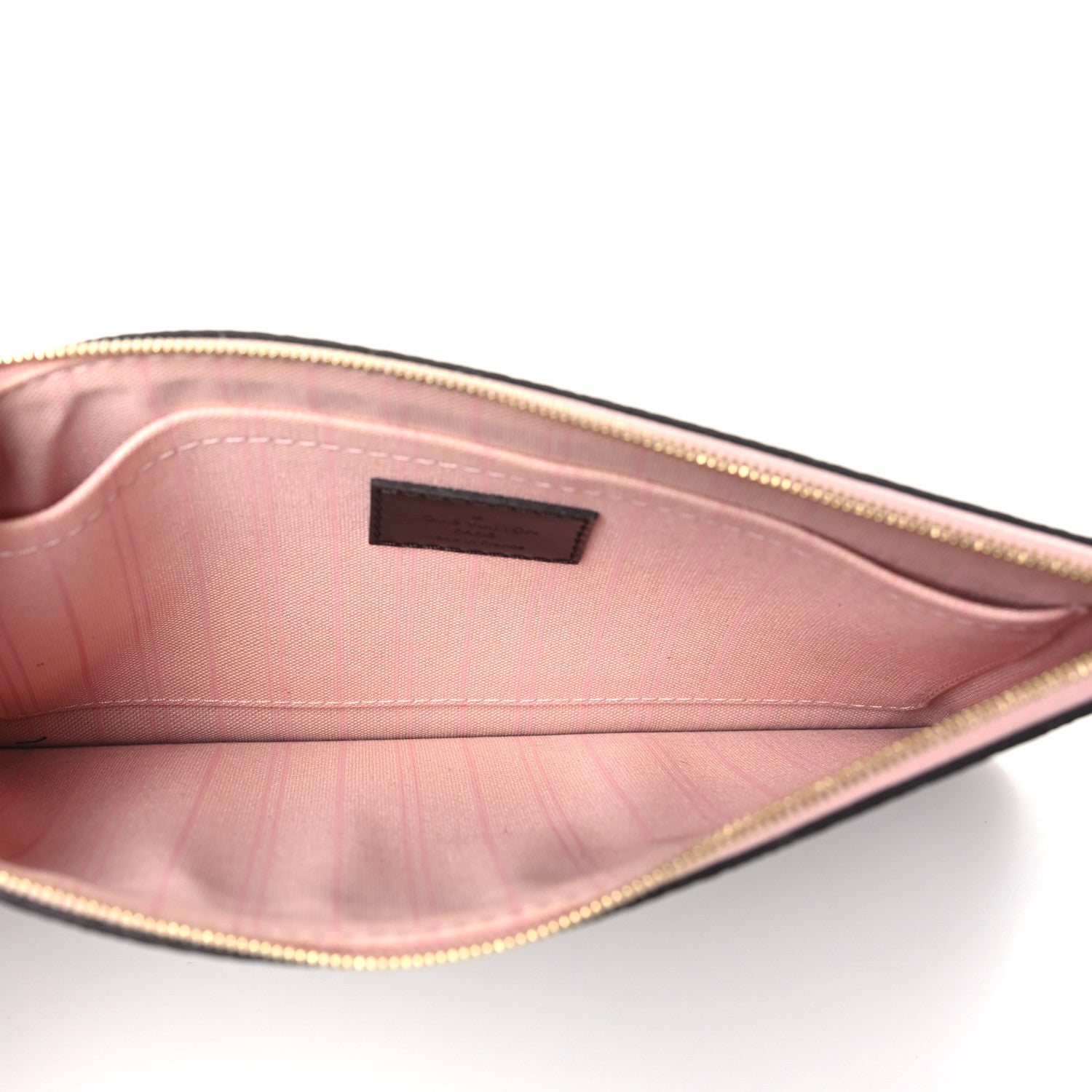 Louis Vuitton Damier Ebene Neverfull MM GM Pochette Rose Ballerine 5 of 10