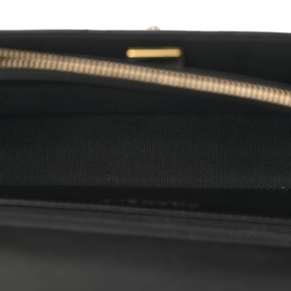 Chanel Lambskin Quilted Chain Flap Bag Black 5 of 12