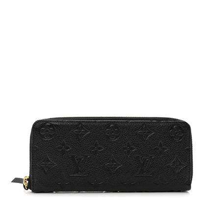 Louis Vuitton Empreinte Clemence Wallet Black 1 of 6