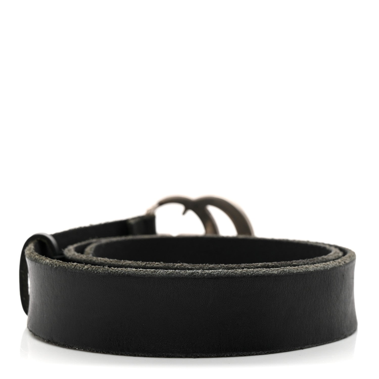 Gucci Cuoio Toscano Nickel Double G 30mm Belt 70 28 Black 2 of 7