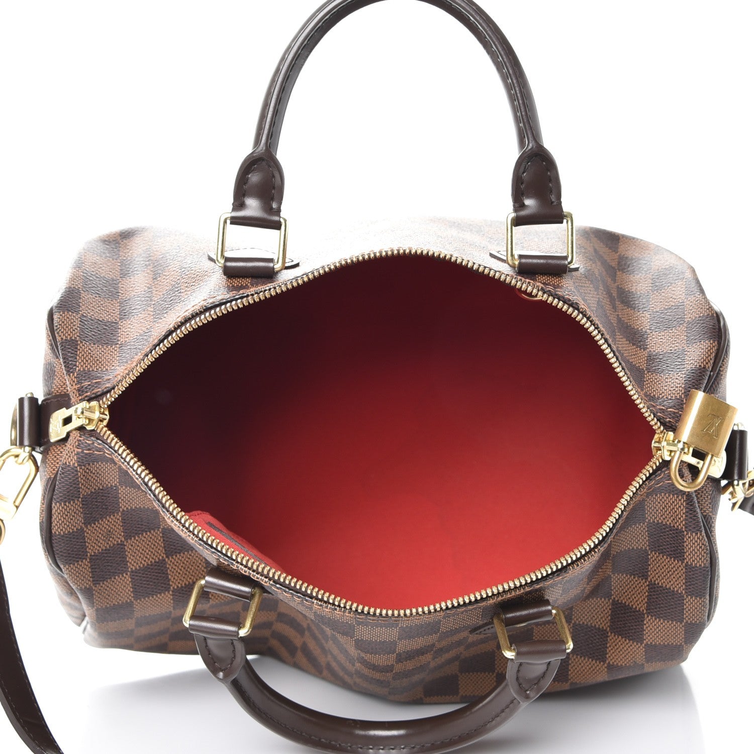 Louis Vuitton Damier Ebene Speedy Bandouliere 30 6 of 8