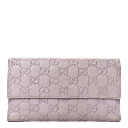 Gucci Guccissima Continental Wallet Lilac 1 of 5