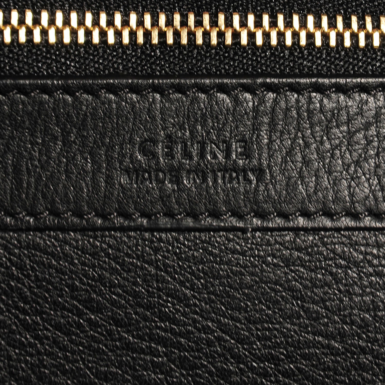 Celine Soft Grained Calfskin Medium Cabas Phantom Black 8 of 10