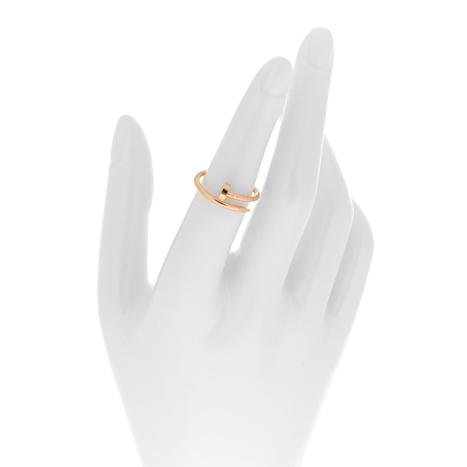 Cartier 18K Pink Gold Small Juste Un Clou Ring 53 6.5 2 of 5