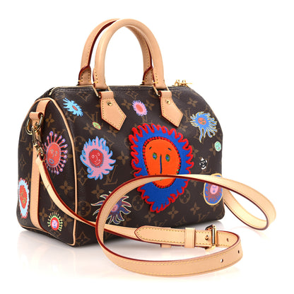 Louis Vuitton LV X YK Monogram Embroidered My Eternal Soul Speedy Bandouliere 25 Multicolor 3 of 10