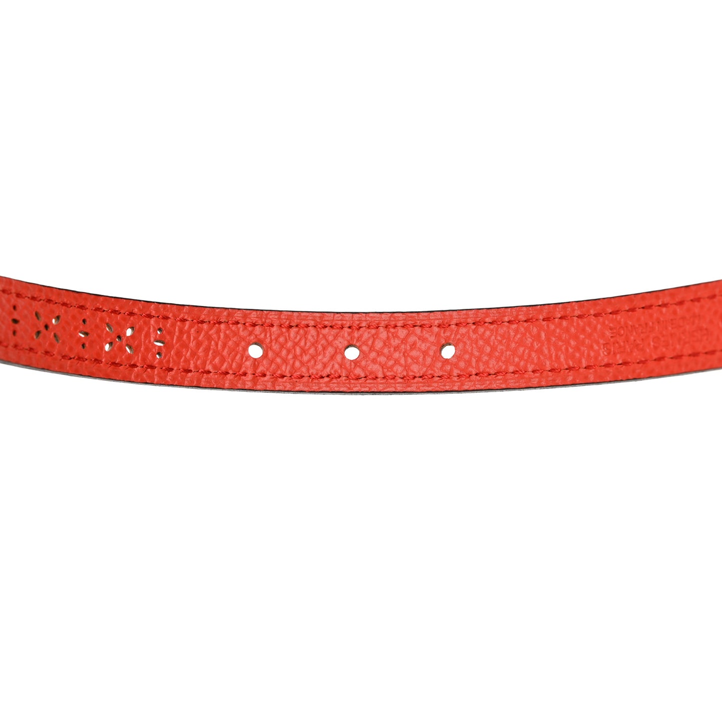 Swift Epsom Perforated 13mm Roulis Belt 85 34 Orange Rose Jaipur