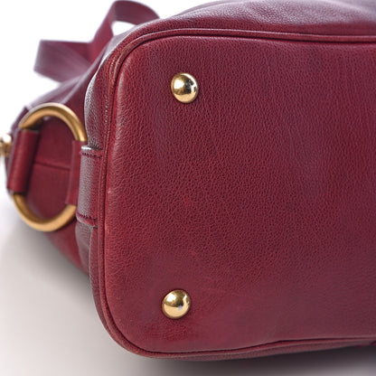Saint Laurent Calfskin Large Muse Magenta 12 of 15