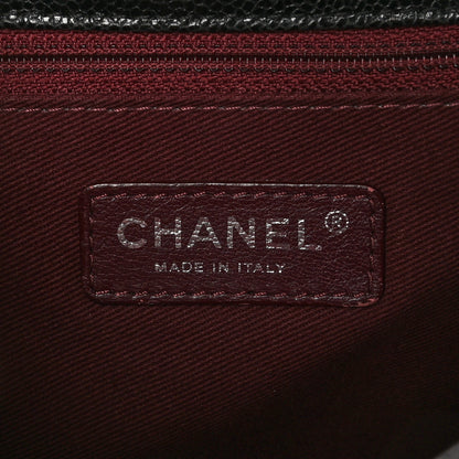 Chanel Crumpled Grained Calfskin Jumbo CC Crave Flap Black 6 of 11