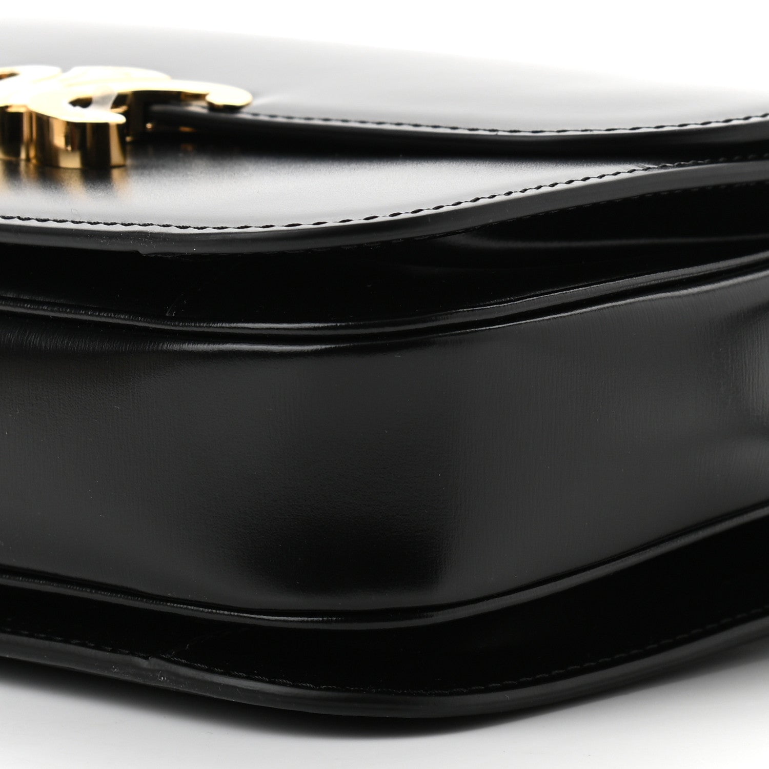 Celine Shiny Calfskin Medium Triomphe Black 11 of 11