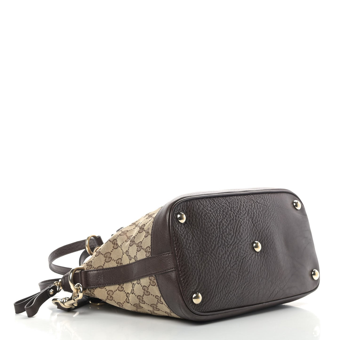 Monogram Medium Top Handle Bag Brown