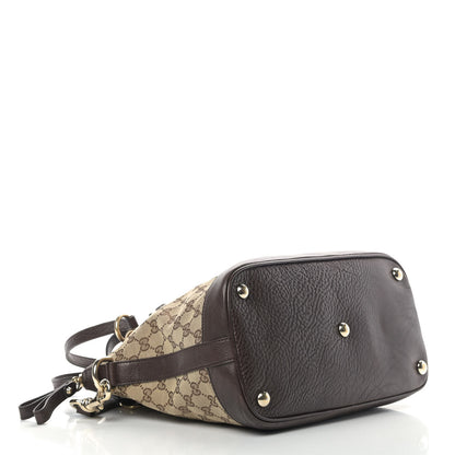 Gucci Monogram Medium Top Handle Bag Brown 4 of 14