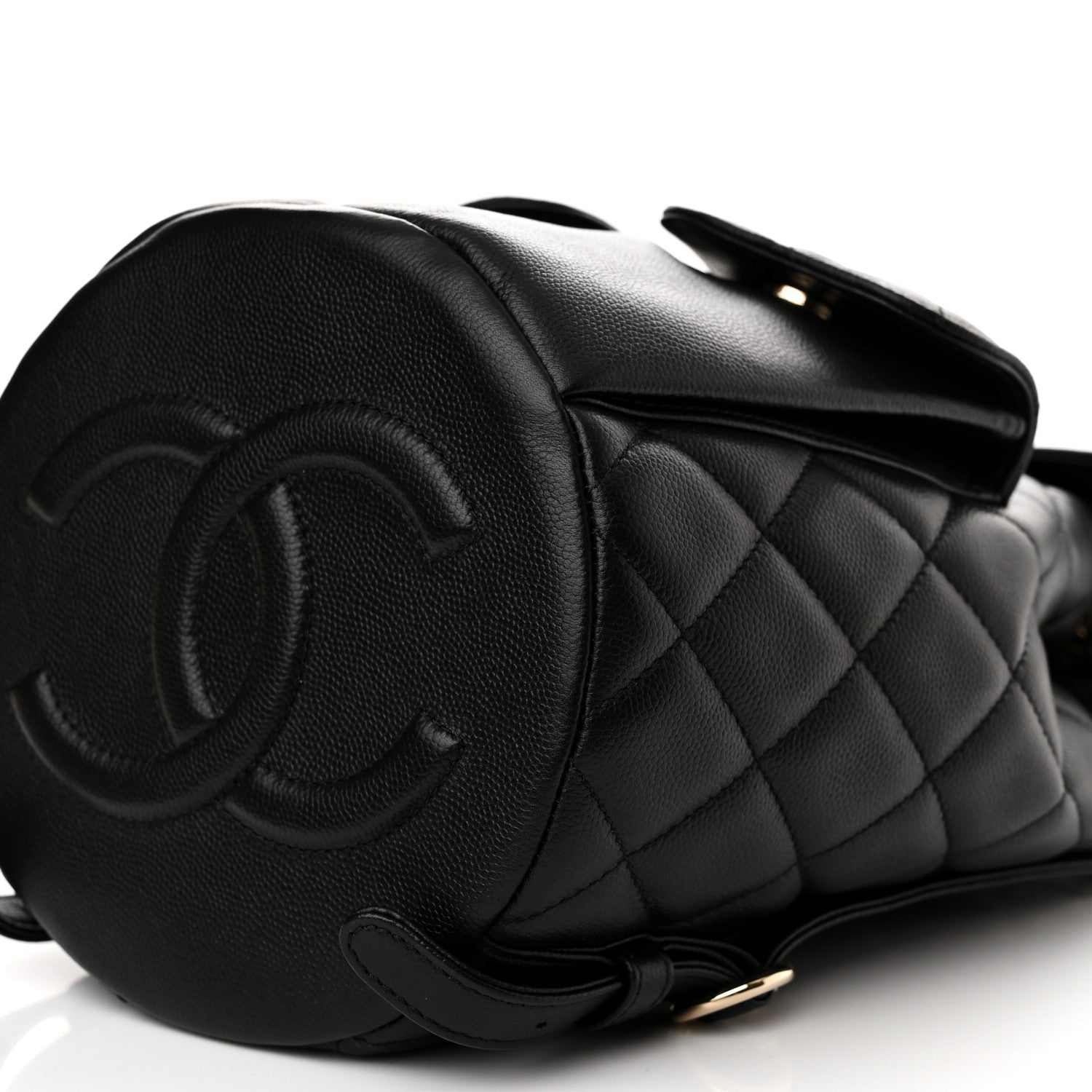 Chanel Caviar Quilted Pockets Backpack Black 10 of 11