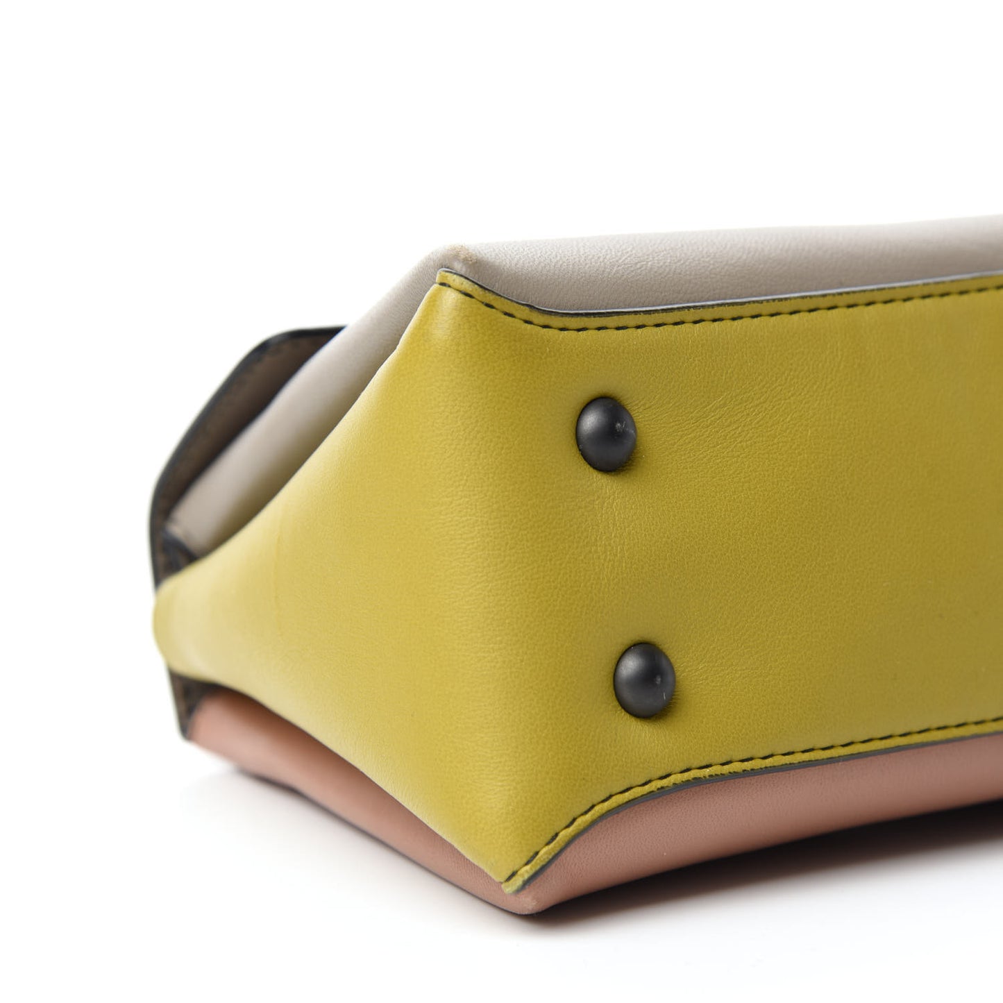 Nappa Multicolor Mini Piazza Bag Limestone