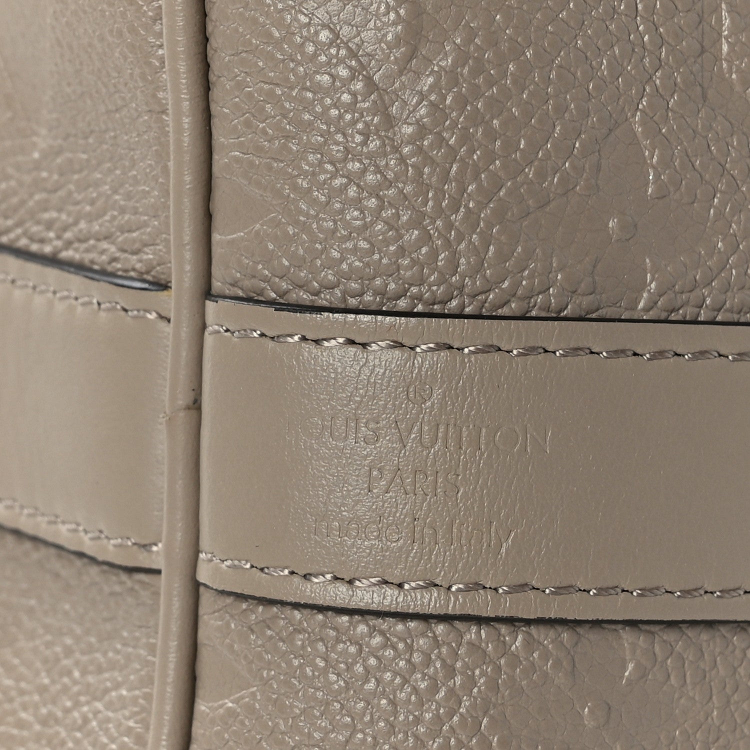 Louis Vuitton Empreinte Monogram Giant Keepall Bandouliere 45 Tourterelle Tourterelle 6 of 12