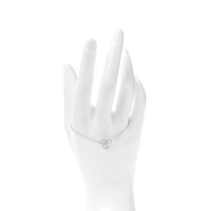 Tiffany Platinum Diamond Paper Flowers Open Flower Bracelet 2 of 6