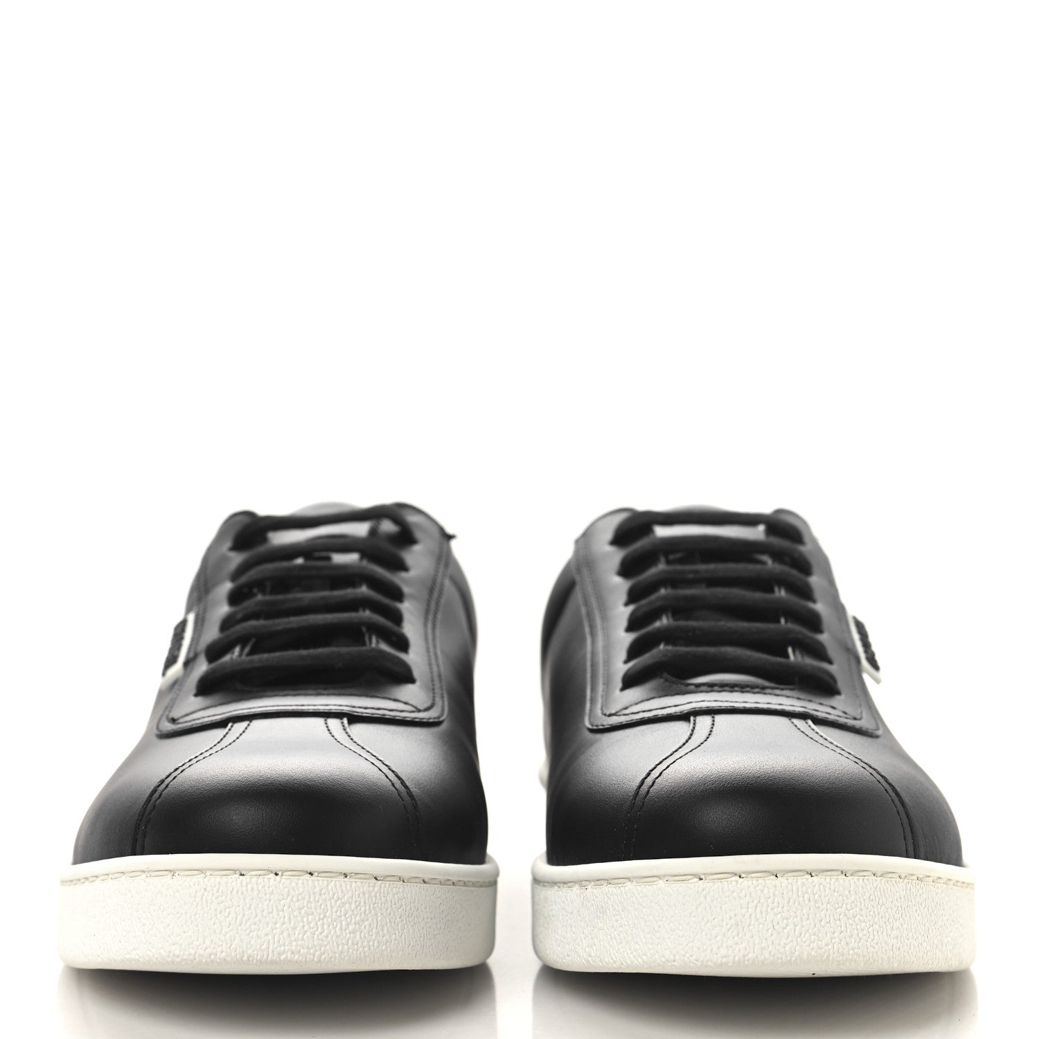 Chanel Calfskin CC Mens Sneakers 44 Black 3 of 9