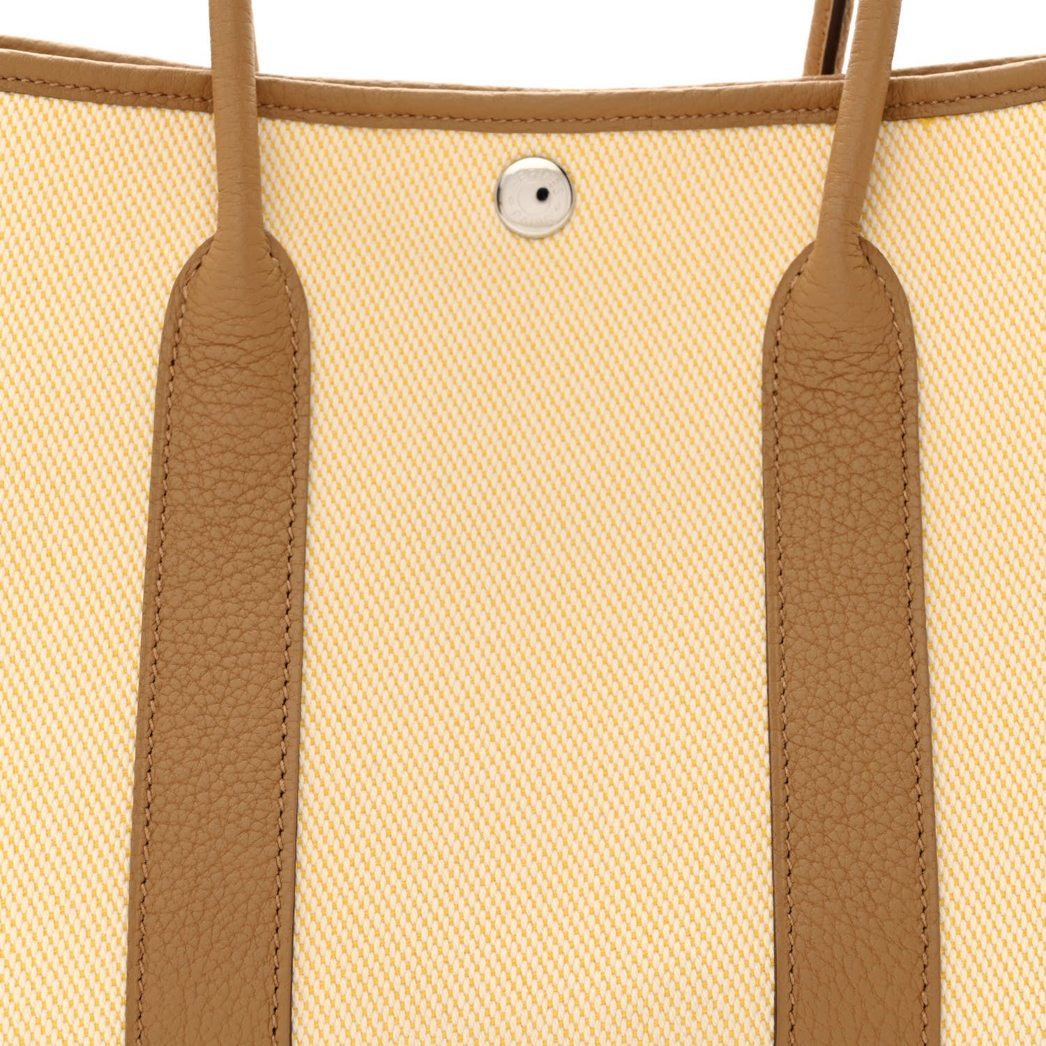 Hermes Twill H Negonda Garden Party 30 TPM Ecru Jaune De Naples Biscuit 8 of 11