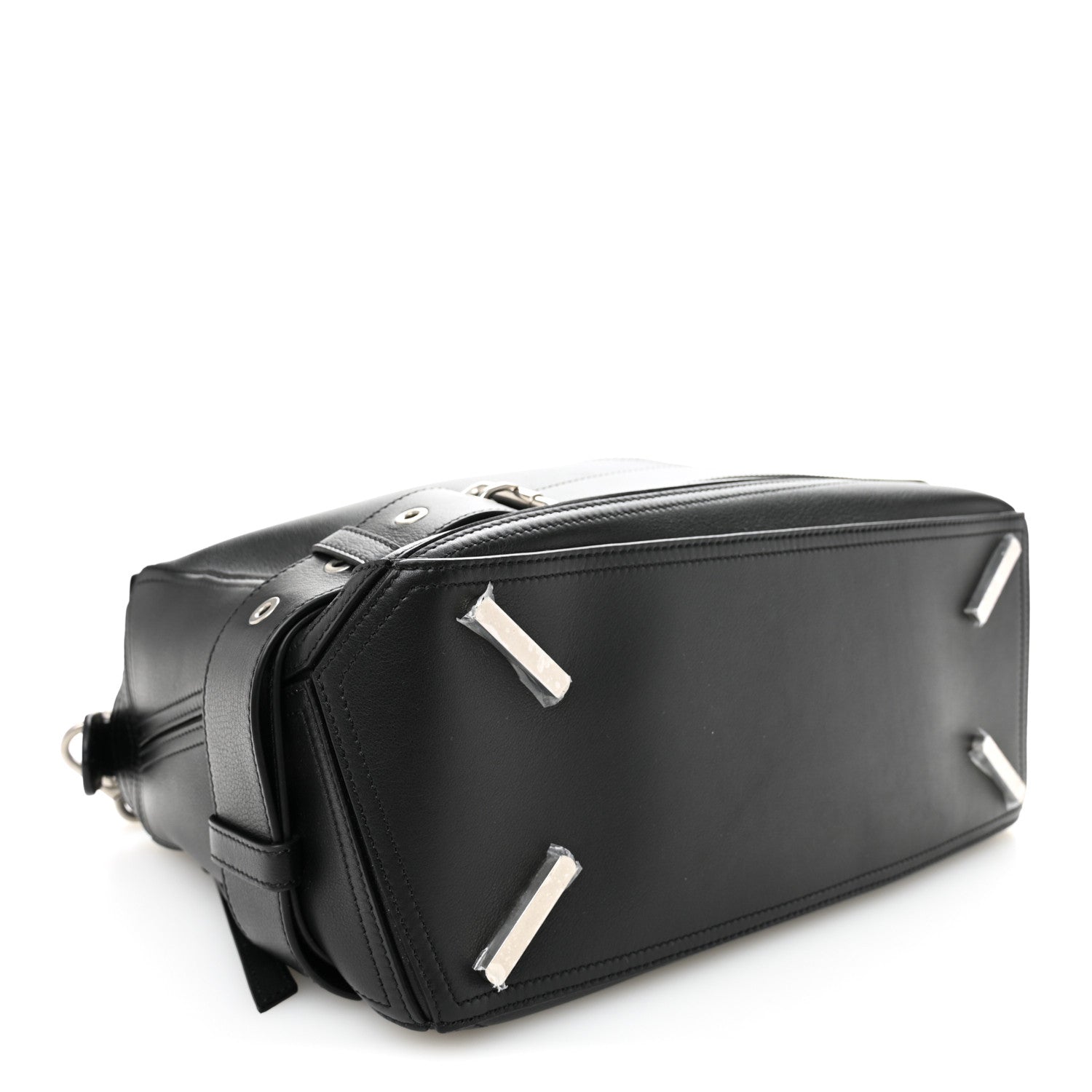 Loewe Shiny Calfskin Large Puzzle Biker Bag Black 1798145
