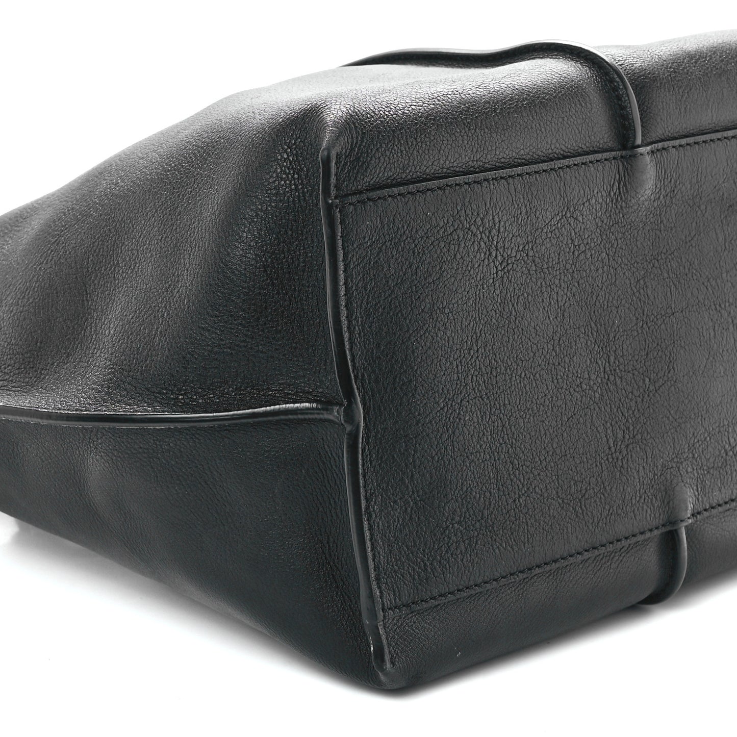 Smooth Calfskin Medium Vick Tote Black