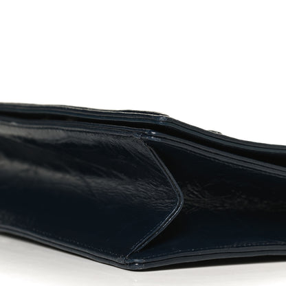 Christian Dior Crinkled Lambskin Cannage Medium Diorama Flap Bag Navy 11 of 11