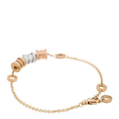 Bulgari 18K Yellow Rose White Gold B.Zero1 Bracelet 2 of 6