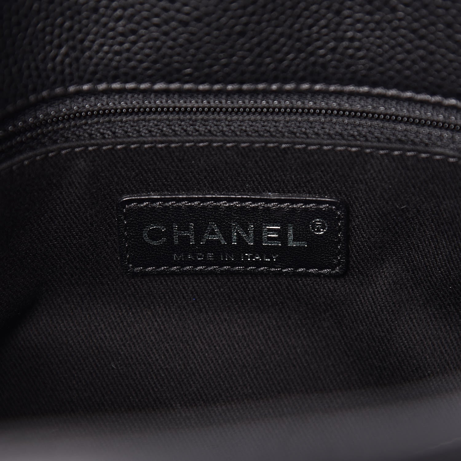 Chanel Caviar Quilted Timeless CC Soft Tote Black 6 of 13