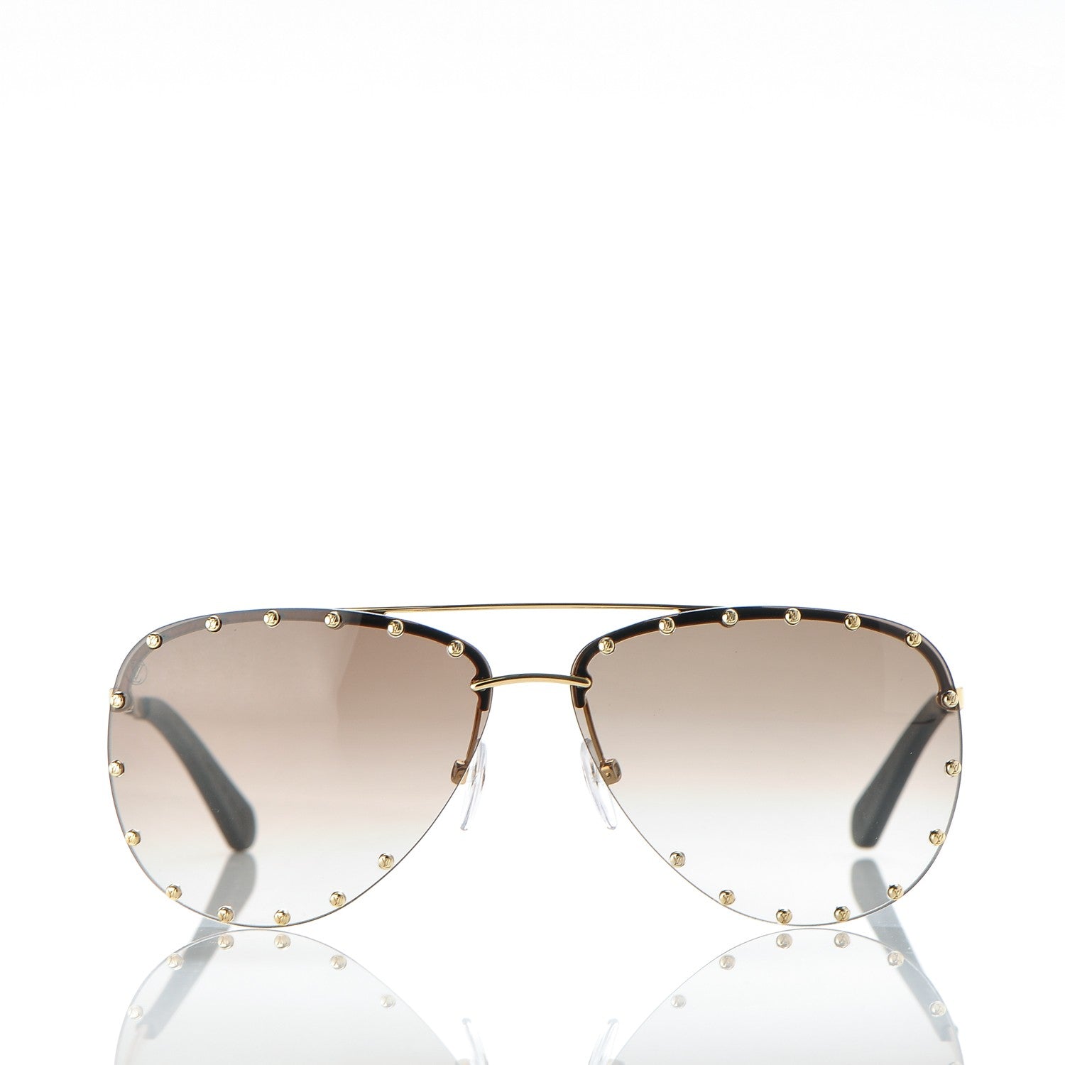Louis Vuitton The Party Aviator Gradient Sunglasses Z0914U Brown 2 of 7