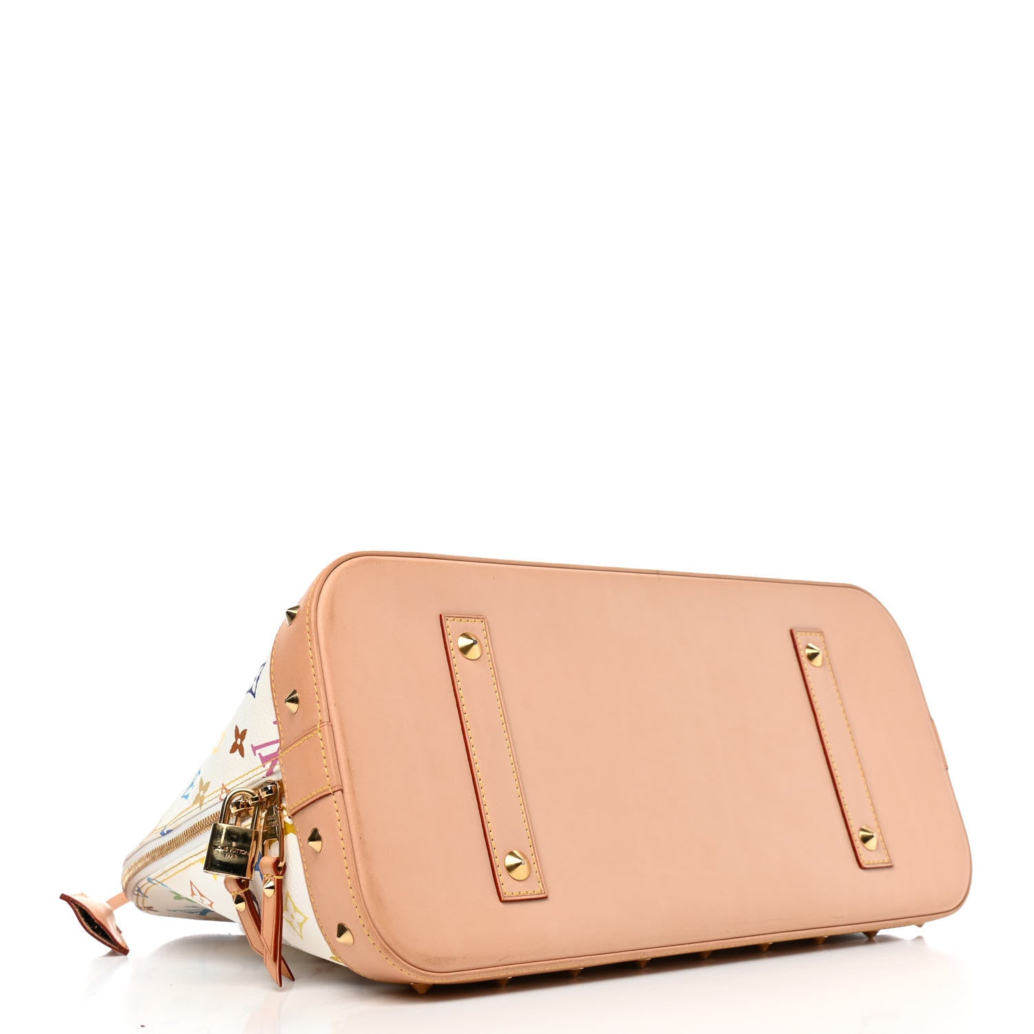 Louis Vuitton Monogram Multicolor Alma GM White 3 of 4