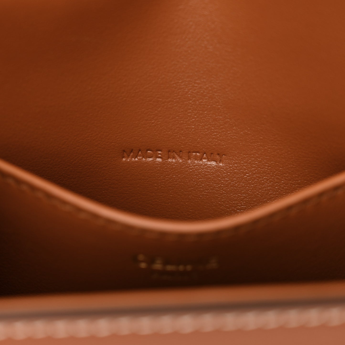 Smooth Calfskin Tabou Clutch On Strap Tan