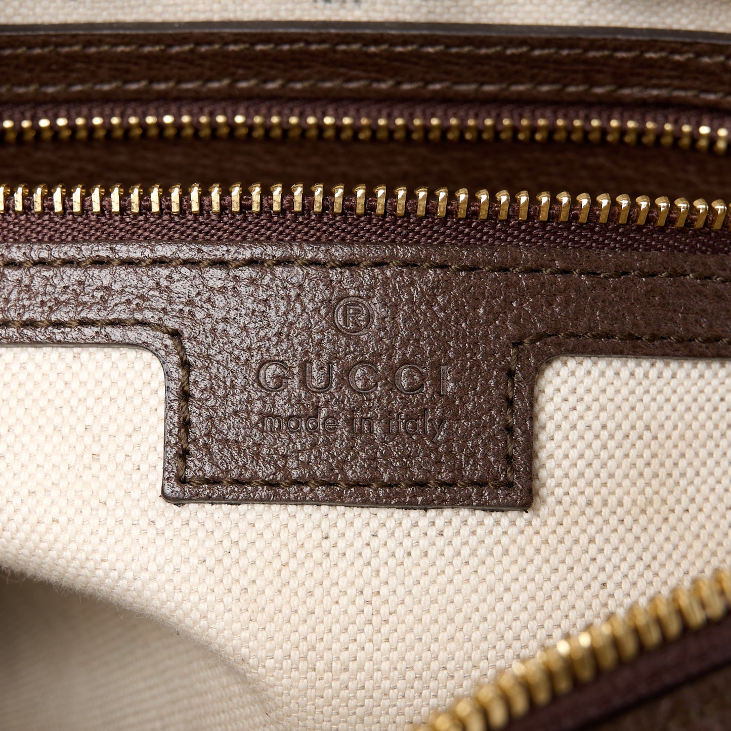 GG Supreme Monogram Textured Dollar Calfskin Web Studded Mini Ophidia Flap Shoulder Bag Beige Ebony New Acero