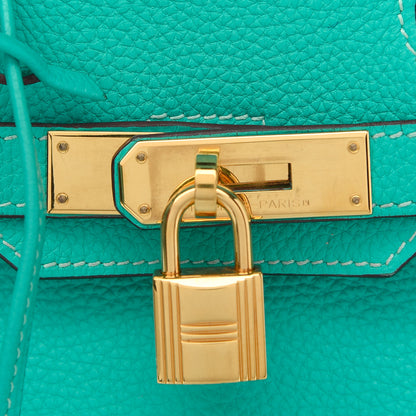 Hermes Togo Birkin 30 Lagon 7 of 14