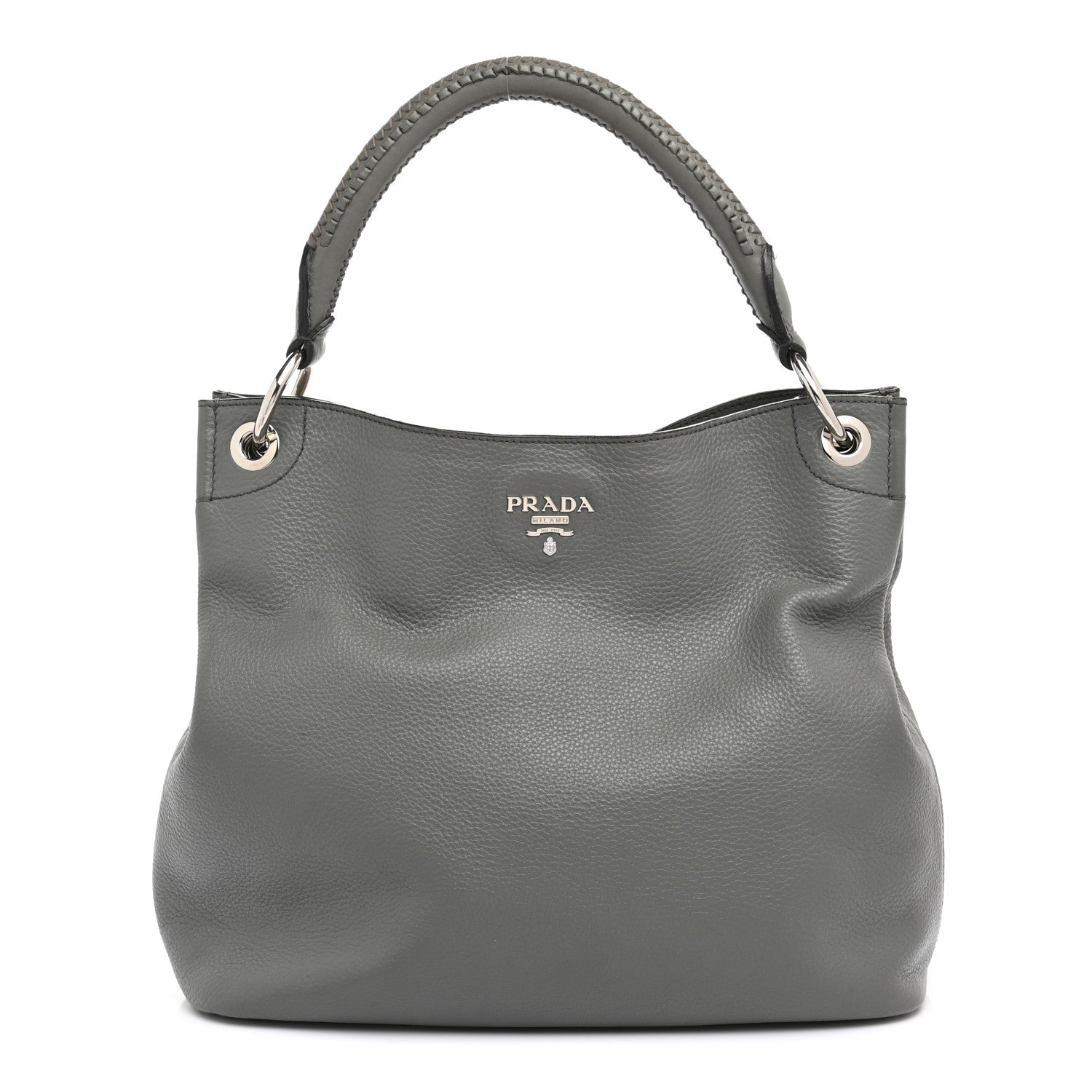 Prada Vitello Daino Hobo Argilla 1 of 12