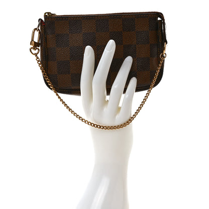 Louis Vuitton Damier Ebene Mini Pochette Accessories 3 of 9