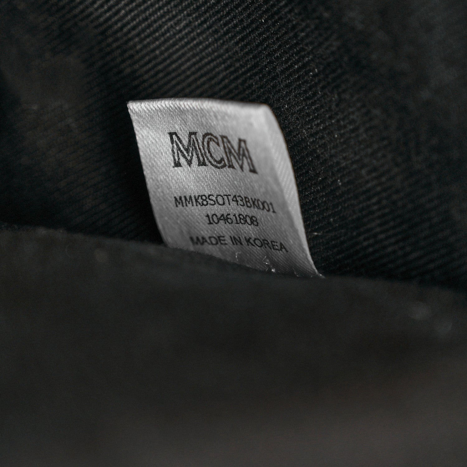 MCM Calfskin Ottomar Stark Backpack Black 7 of 11