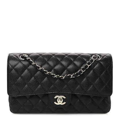 Chanel Caviar Quilted Medium Double Flap Black 1 of 12