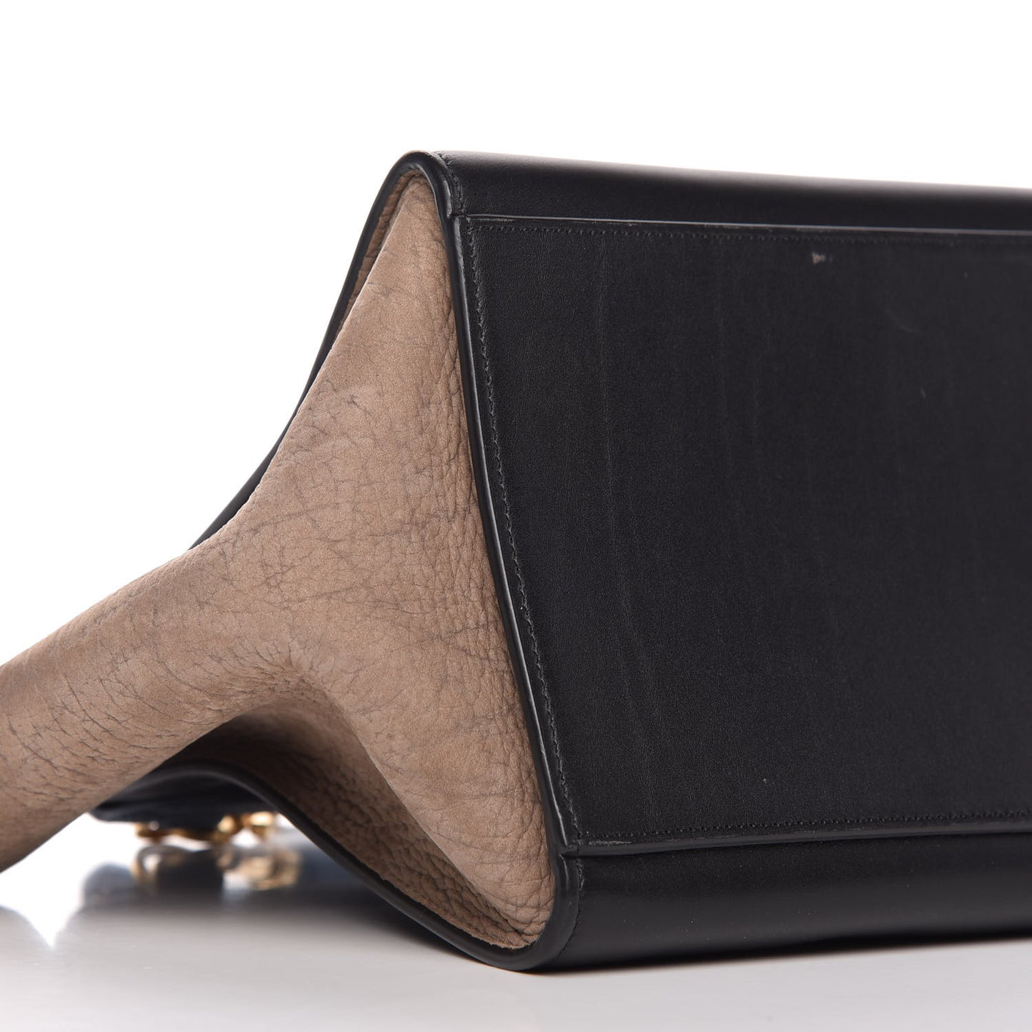 Bullhide Calfskin Grained Nubuck Small Tri-Color Trapeze Medium Blue