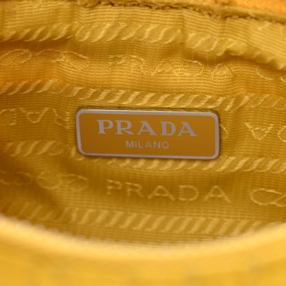 Prada Tessuto Nylon Gaufre Shoulder Bag Giallo 6 of 14